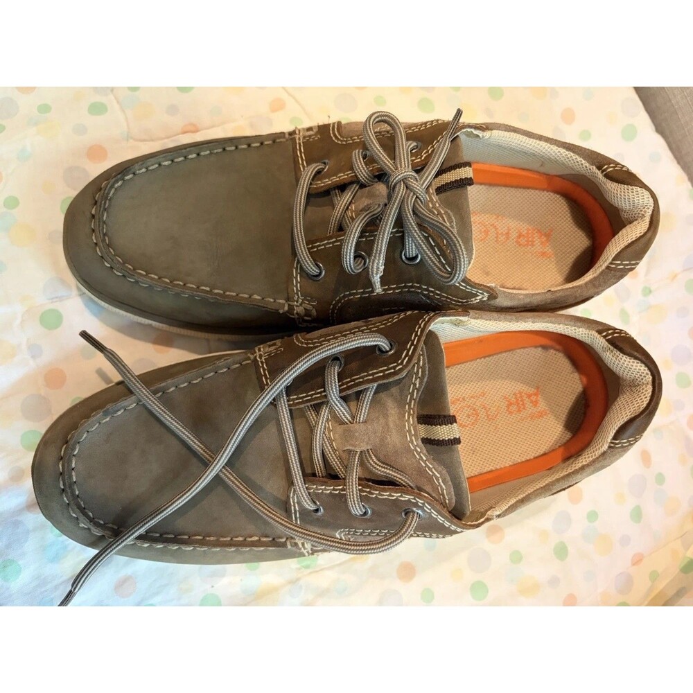 Marks & Spencer Men Docksider Boat Shoe Loafer Lace Up Tan Cushion US 9.5 Casual